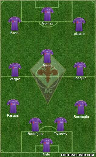 Fiorentina Formation 2014