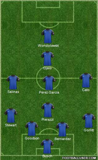 San Jose Earthquakes Formation 2014