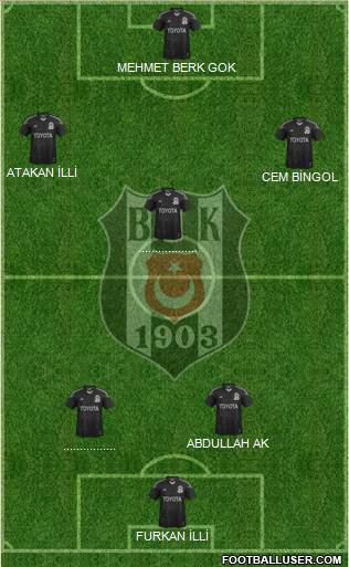 Besiktas JK Formation 2014
