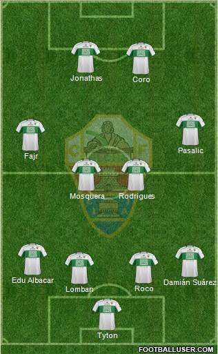 Elche C.F., S.A.D. Formation 2014