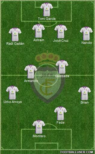 Real Jaén C.F. Formation 2014