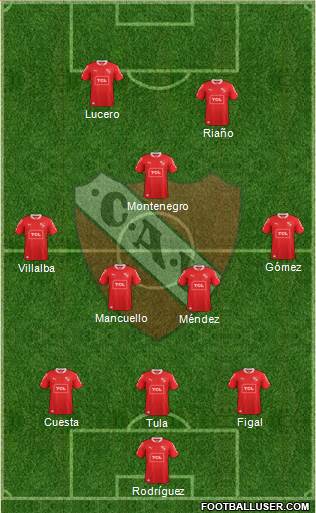 Independiente Formation 2014