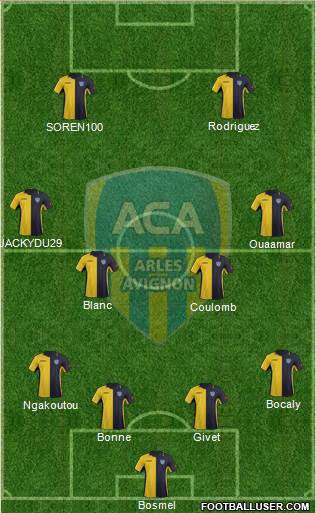 Athlétic Club Arles-Avignon football formation