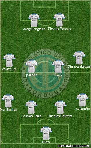 Belgrano de Córdoba Formation 2014