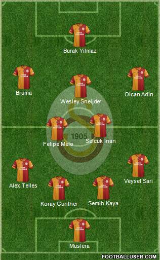 Galatasaray SK Formation 2014