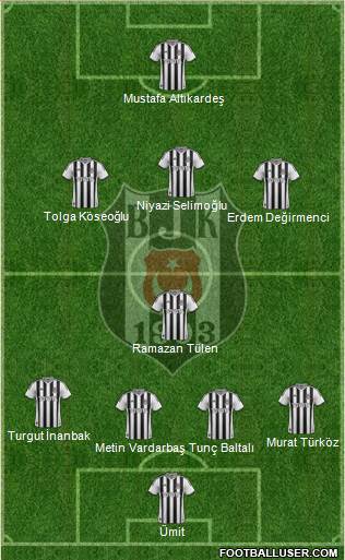 Besiktas JK Formation 2014