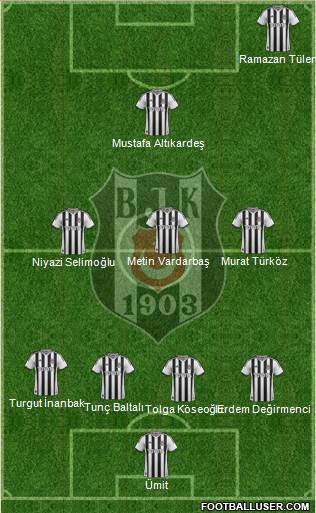 Besiktas JK Formation 2014
