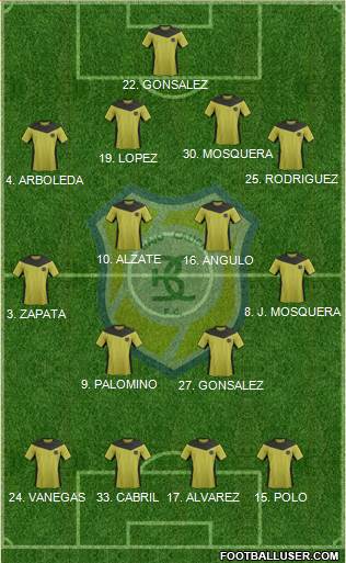 CD Itagüí Ditaires Formation 2014