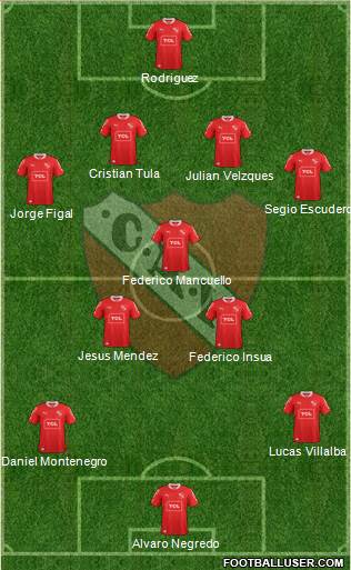 Independiente Formation 2014