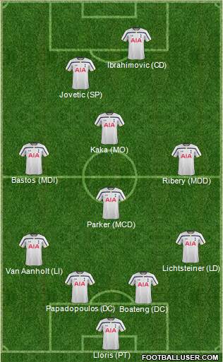 Tottenham Hotspur Formation 2014