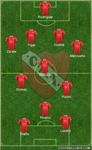 Independiente Formation 2014