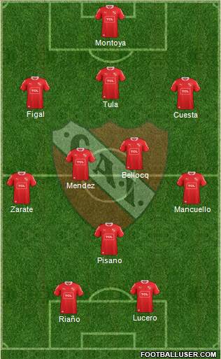 Independiente Formation 2014