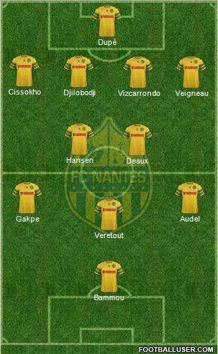 FC Nantes Formation 2014