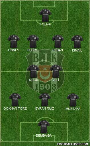Besiktas JK Formation 2014
