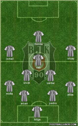 Besiktas JK Formation 2014
