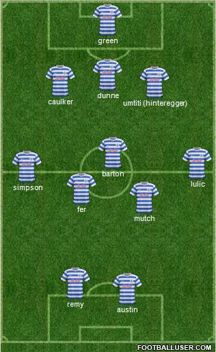 Queens Park Rangers Formation 2014