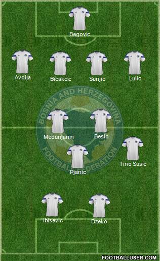 Bosnia and Herzegovina Formation 2014