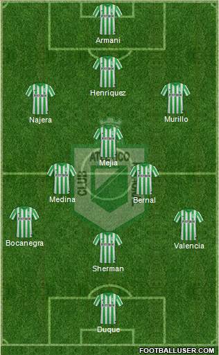 CDC Atlético Nacional Formation 2014