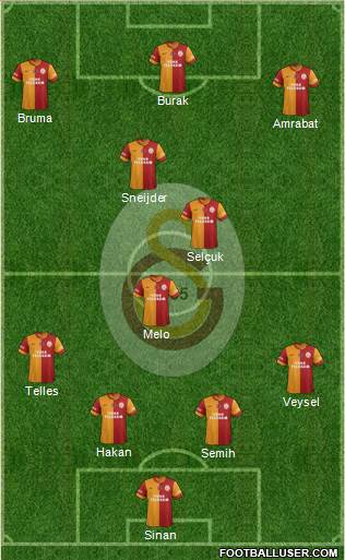 Galatasaray SK Formation 2014