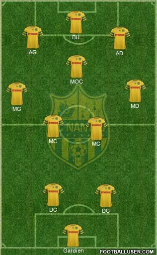 FC Nantes Formation 2014