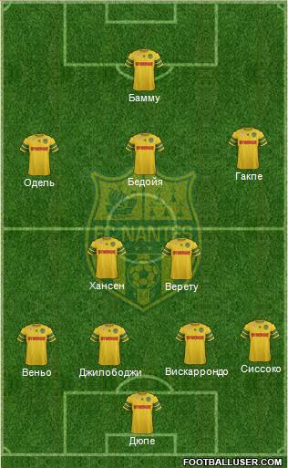 FC Nantes Formation 2014