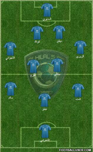 Al-Hilal (KSA) Formation 2014