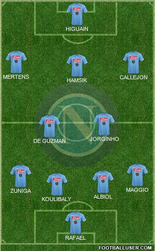 Napoli Formation 2014