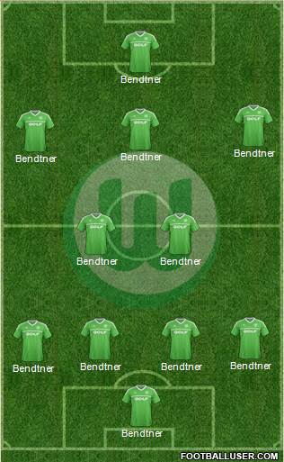 VfL Wolfsburg Formation 2014