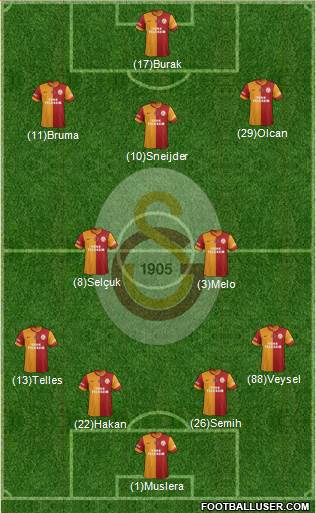 Galatasaray SK Formation 2014