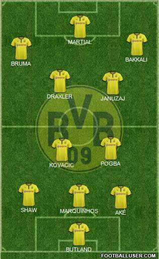 Borussia Dortmund Formation 2014