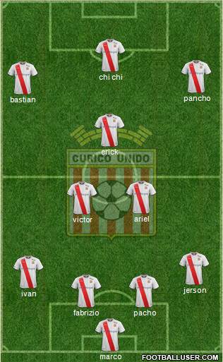 CD Provincial Curicó Unido Formation 2014