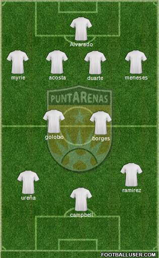 AD Municipal Puntarenas Formation 2014