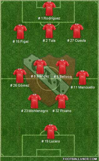 Independiente Formation 2014