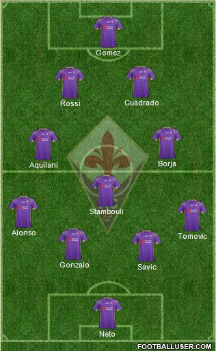 Fiorentina Formation 2014