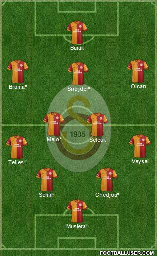 Galatasaray SK Formation 2014