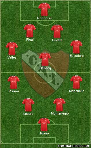 Independiente Formation 2014