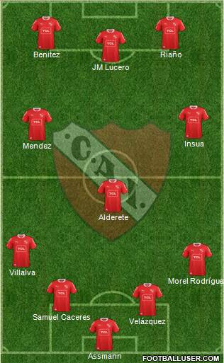 Independiente Formation 2014