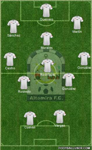 Club Altamira F.C. Formation 2014