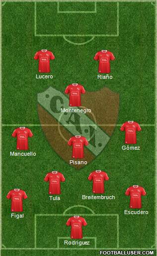 Independiente Formation 2014