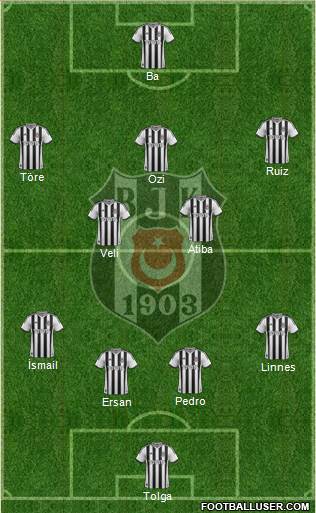 Besiktas JK Formation 2014