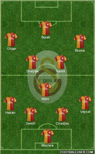 Galatasaray SK Formation 2014
