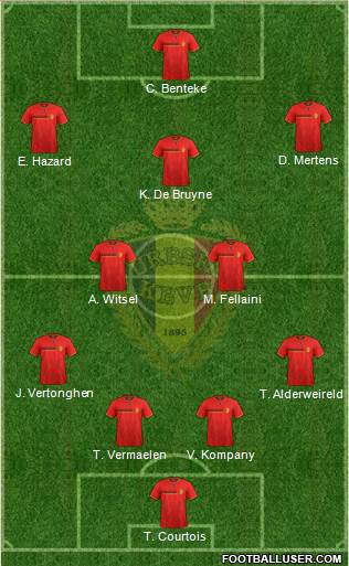 Belgium Formation 2014