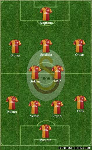 Galatasaray SK Formation 2014