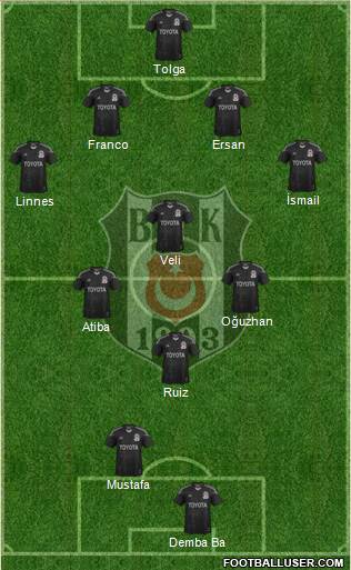 Besiktas JK Formation 2014