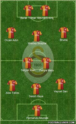 Galatasaray SK Formation 2014