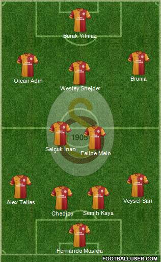 Galatasaray SK Formation 2014