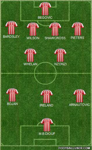 Stoke City Formation 2014