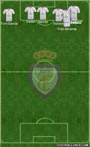Real Jaén C.F. Formation 2014