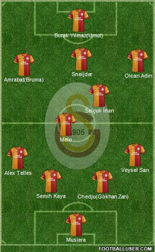 Galatasaray SK Formation 2014