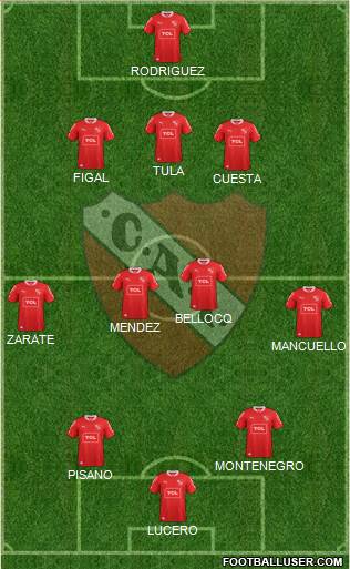 Independiente Formation 2014